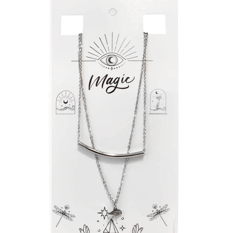 Collar Doble con Ojo de Horus