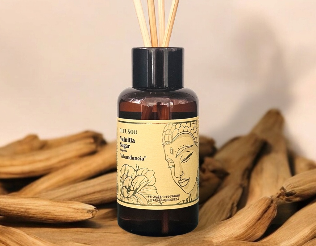 Difusor Aromanza 60ml Vainilla Sugar, Abundancia