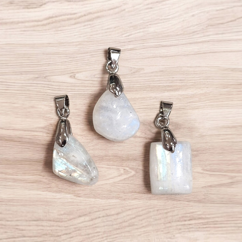 Dije Gema Piedra de la Luna Adularia Estribo Modelos Varios 