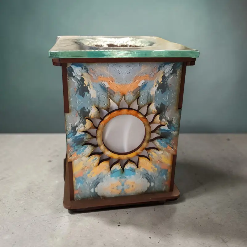 Hornito Eléctrico con Luz Colores Varios Sol 14cm