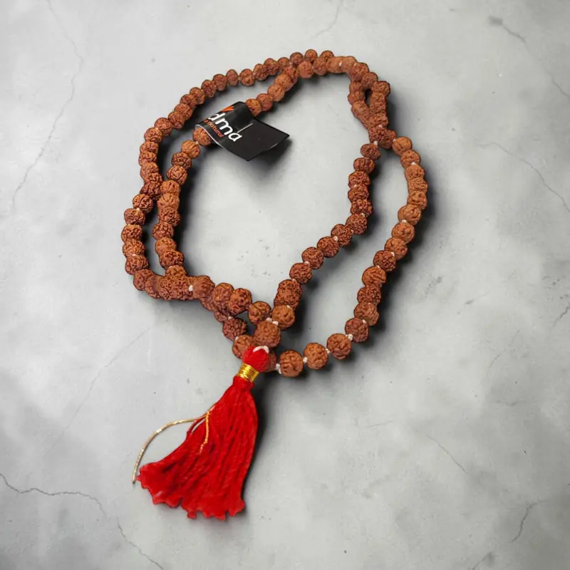 Japa Mala Rudraksha 108 Cuenta Chica