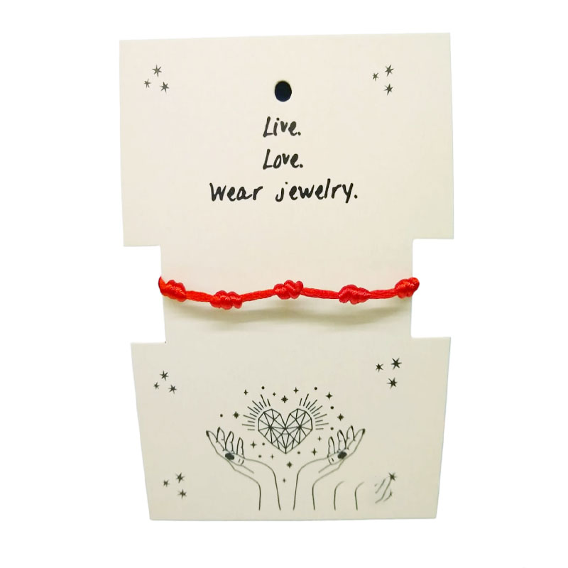 Pulsera Hilo Rojo 7 Nudos