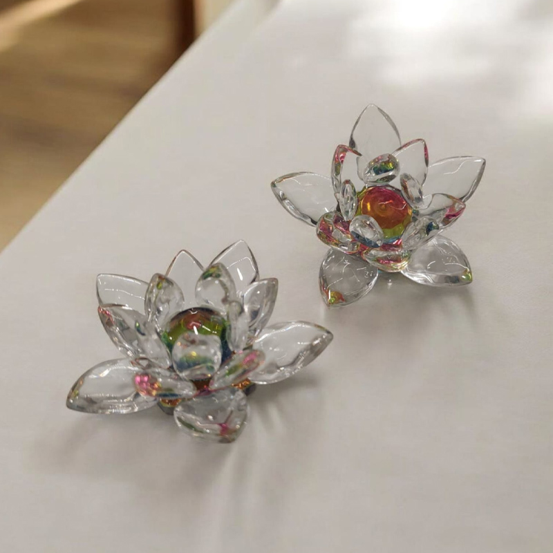 Flor de Loto Vidrio Chica 7cm