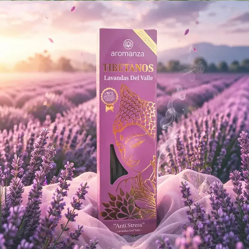 Sahumerios Aromanza Tibetanos Lavandas del Valle, Anti Stress
