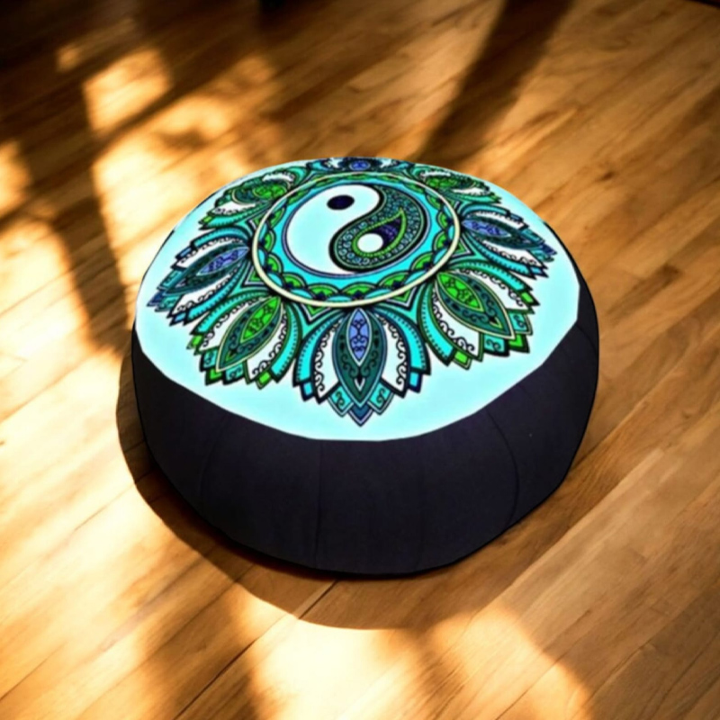 Zafu Estampado con Yin Yang 30cm