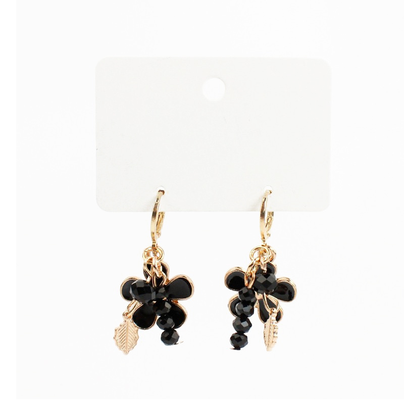 Aros Spring Gold Negro