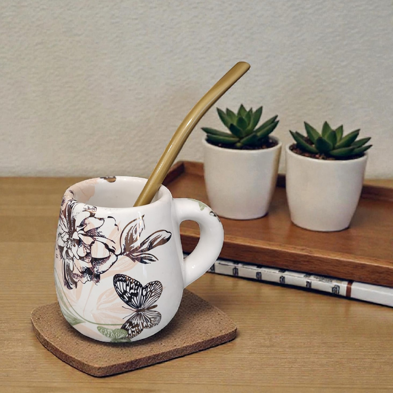 Mate Con Asa de Cerámica N°24