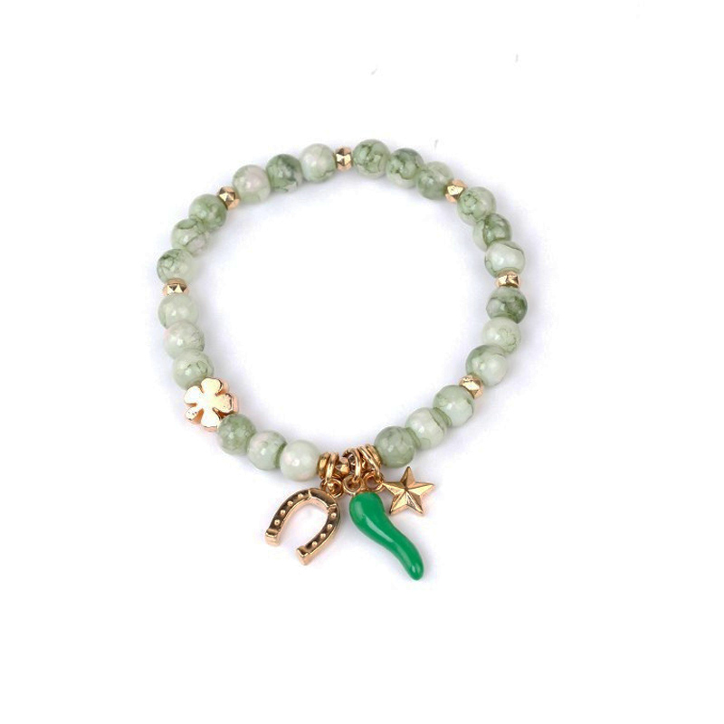 Pulsera Elastica Verde Magic Amulet