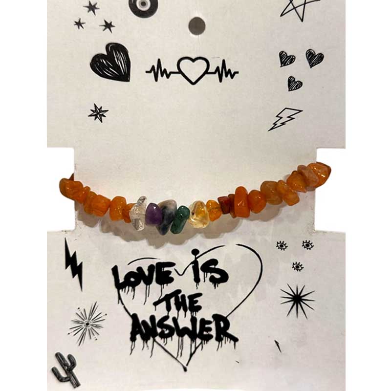 Pulsera Gema Agata con 7 Chakras