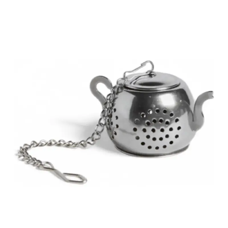 Infusor Metalico Tetera con Cadena