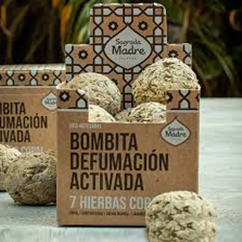  Bombita de Defumación Sagrada Madre x Unidad 7 Hierbas Copal