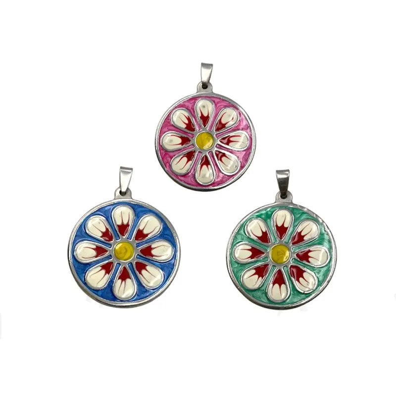 Dije Flor N°26 (Colores Surtidos)