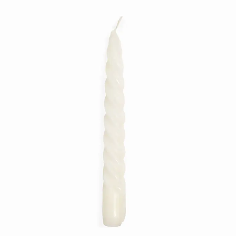 Velas Torneadas x3u Blanca
