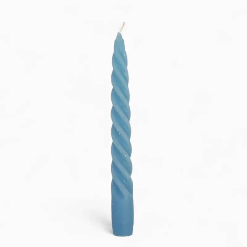 Velas Torneadas x3u Celeste