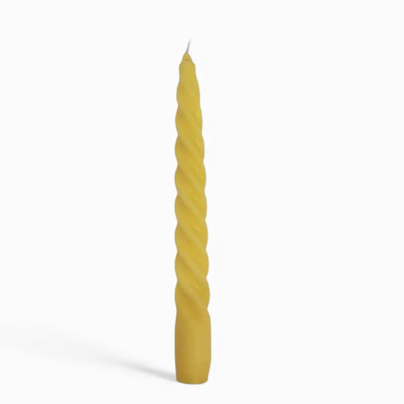 Velas Torneadas x3u Amarillo