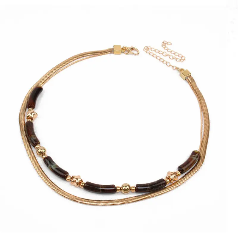 Collar de Cadenas Marbled Stars