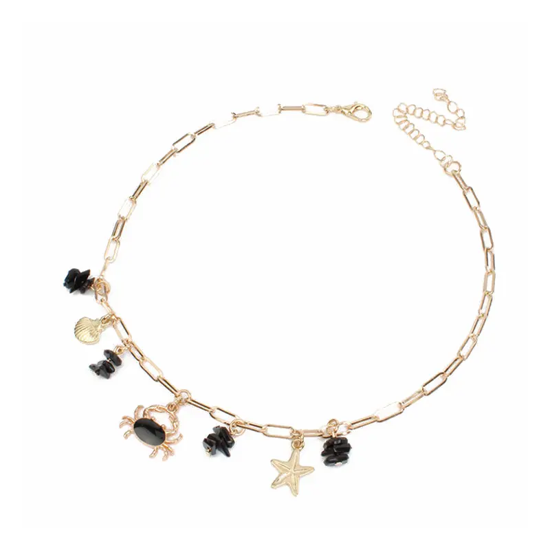 Collar Multicharms Color Crab