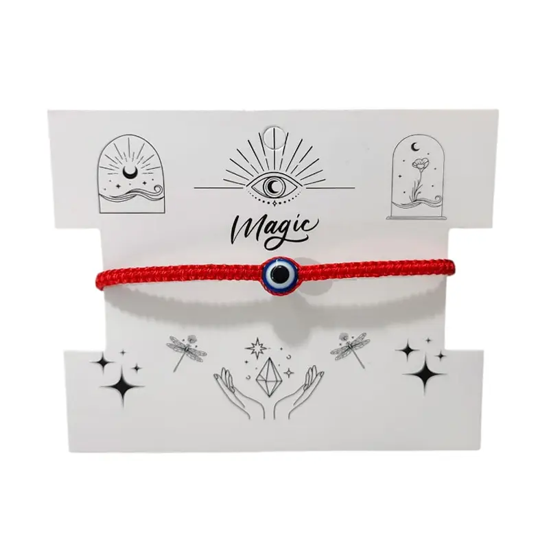 Pulsera Hilo Rojo con Ojo Turco