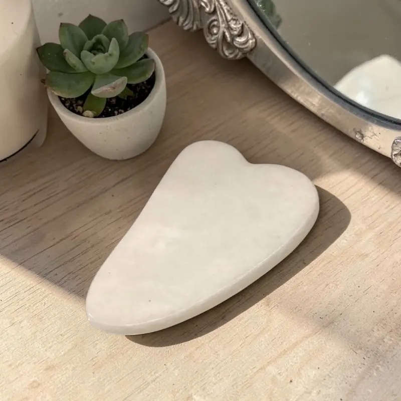 Gua Sha Cuarzo Blanco