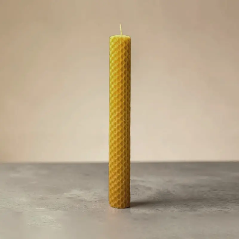Velas de Miel Amarilla Iluminarte x unidad