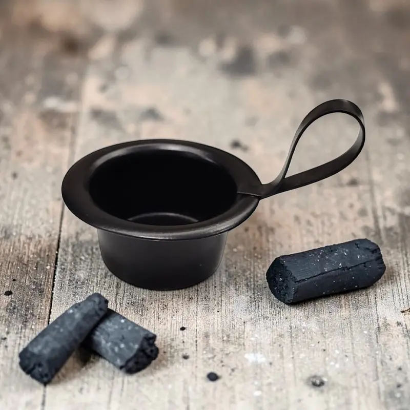 Sahumador Metal con Mango 