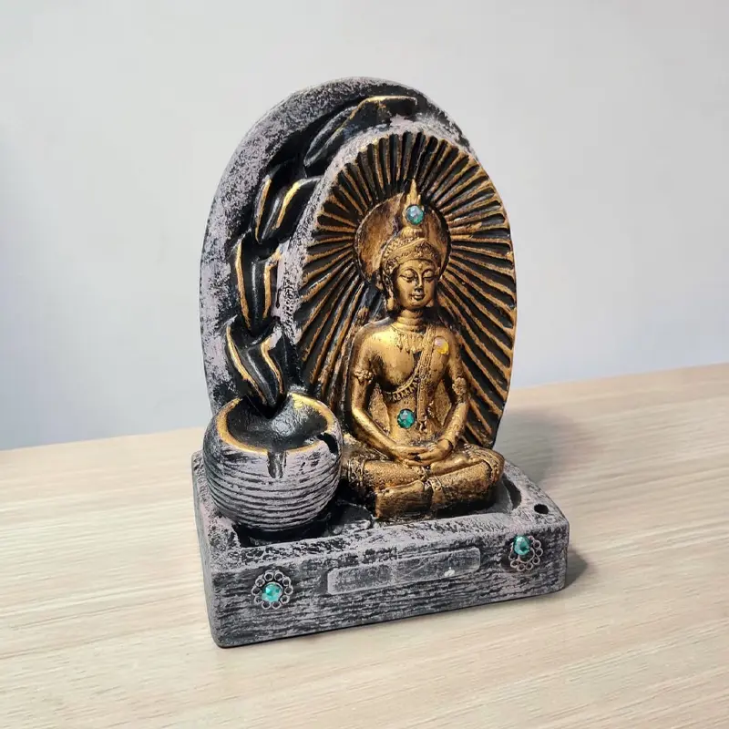 Cascada de Humo Buda 22cm 