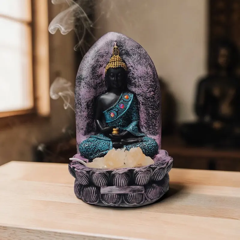 Lampara de Sal Buda 28cm