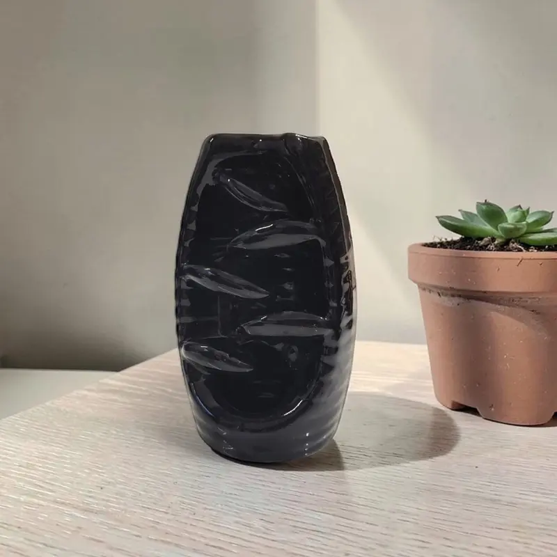 Cascada de Humo Negra Vertical 