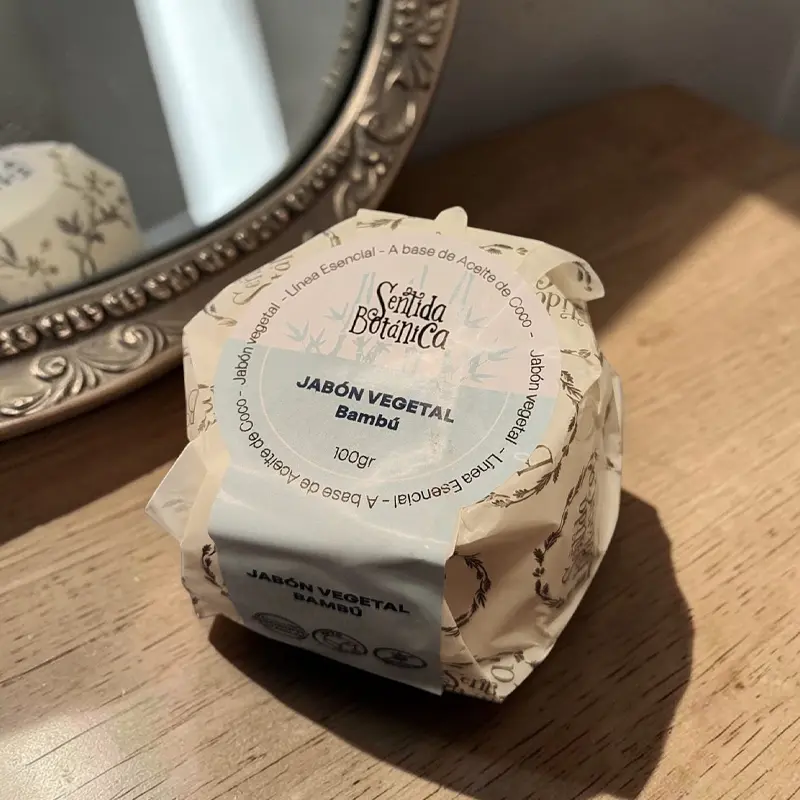Jabon Vegetal Bambu Linea Esencial Sentida Botanica 100gr