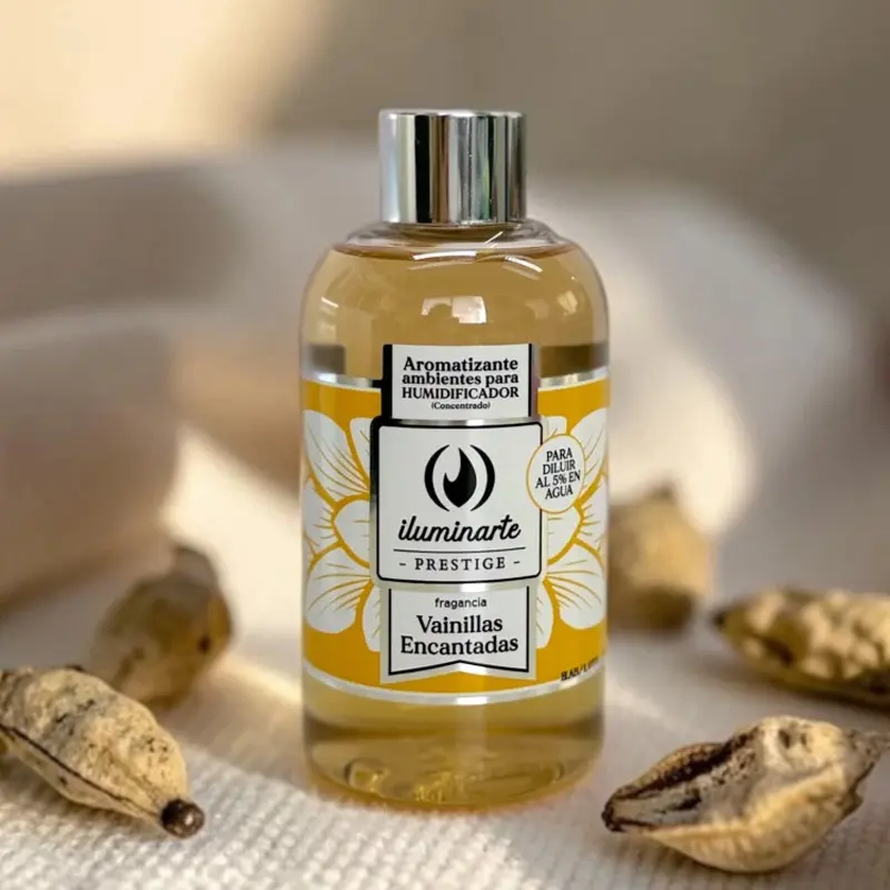 Aromatizante de Ambientes para Humidificador Vainillas Encantadas, Iluminarte 200ml