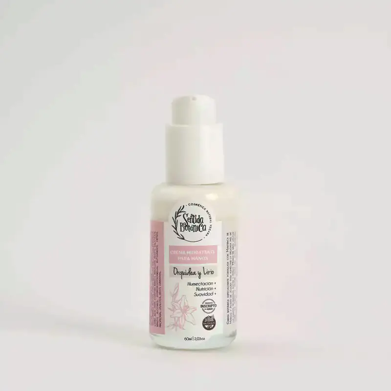 Crema Hidratante para Manos Orquidea y Lirio, Sentida Botanica