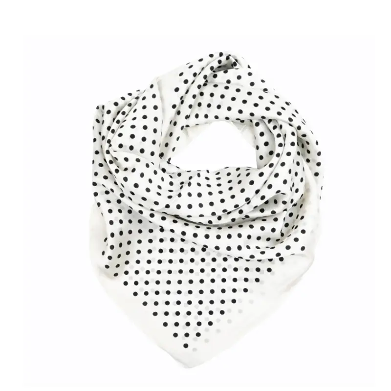 Pañuelo Tiny Dots White 70x70cm