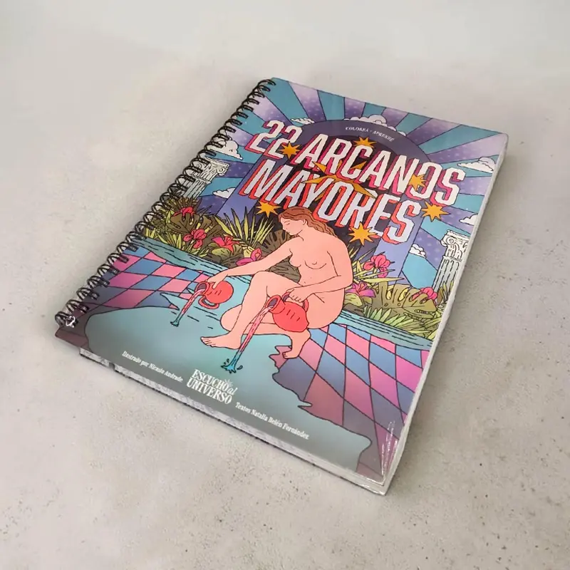 Cuaderno Colorea y Aprende 22 Arcanos Mayores
