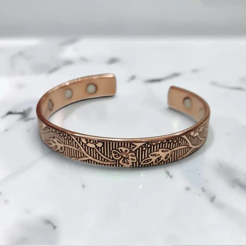 Pulsera Magnetica Cobre con Imanes N°9