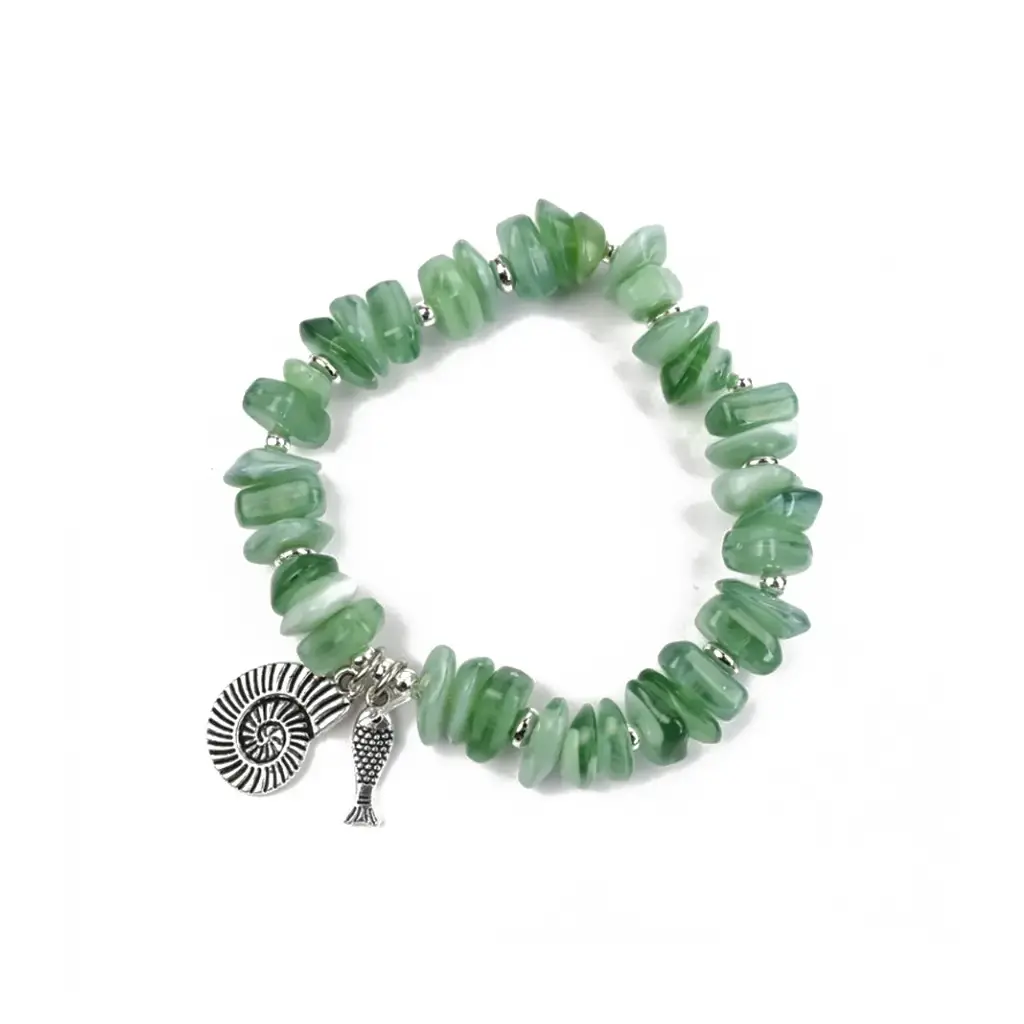 Pulsera Elastica Summer Sea Verde Aqua