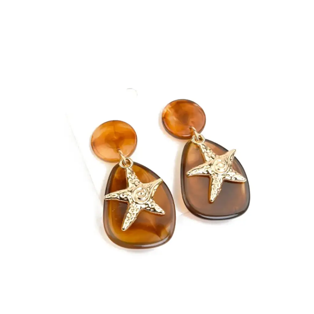 Aros Star Trendy Ambar
