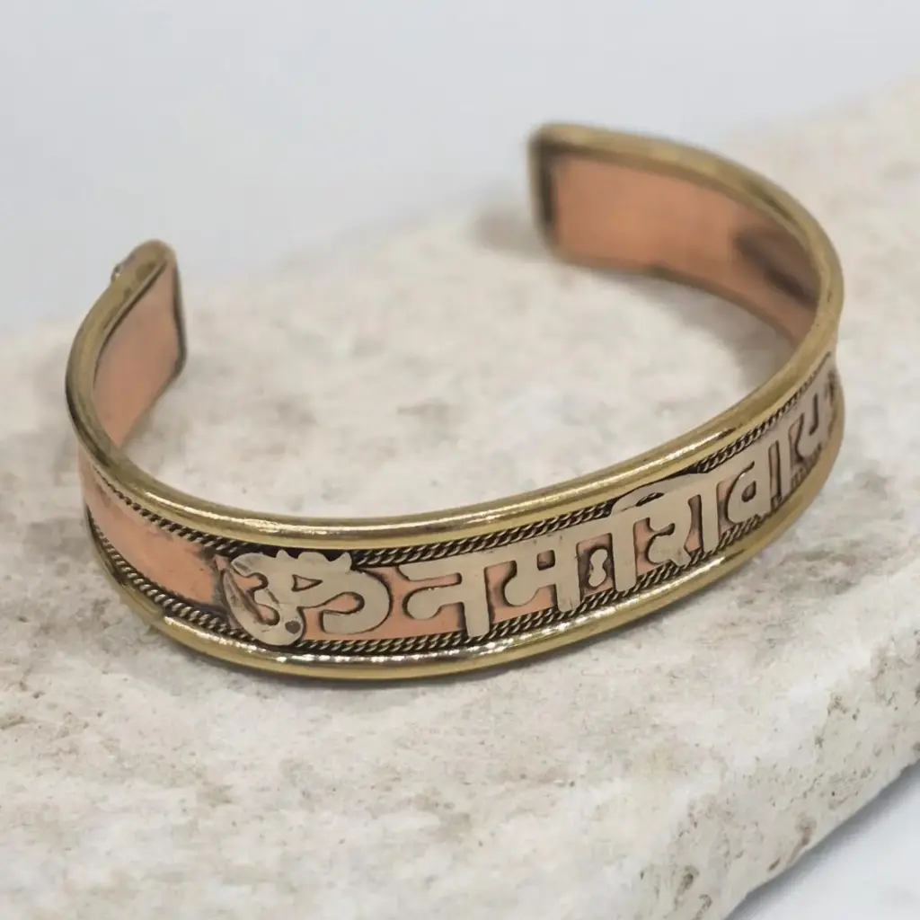 Pulsera Cobre Om Namah Shivaye