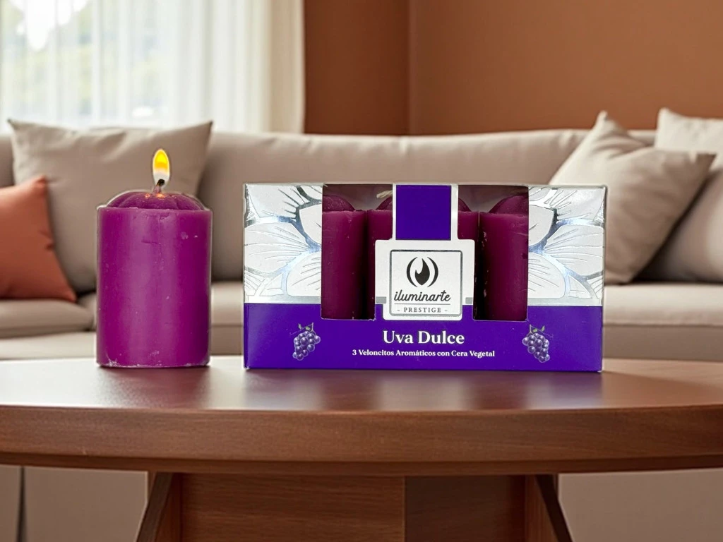 Veloncito Aromatico Iluminarte Uva Dulce