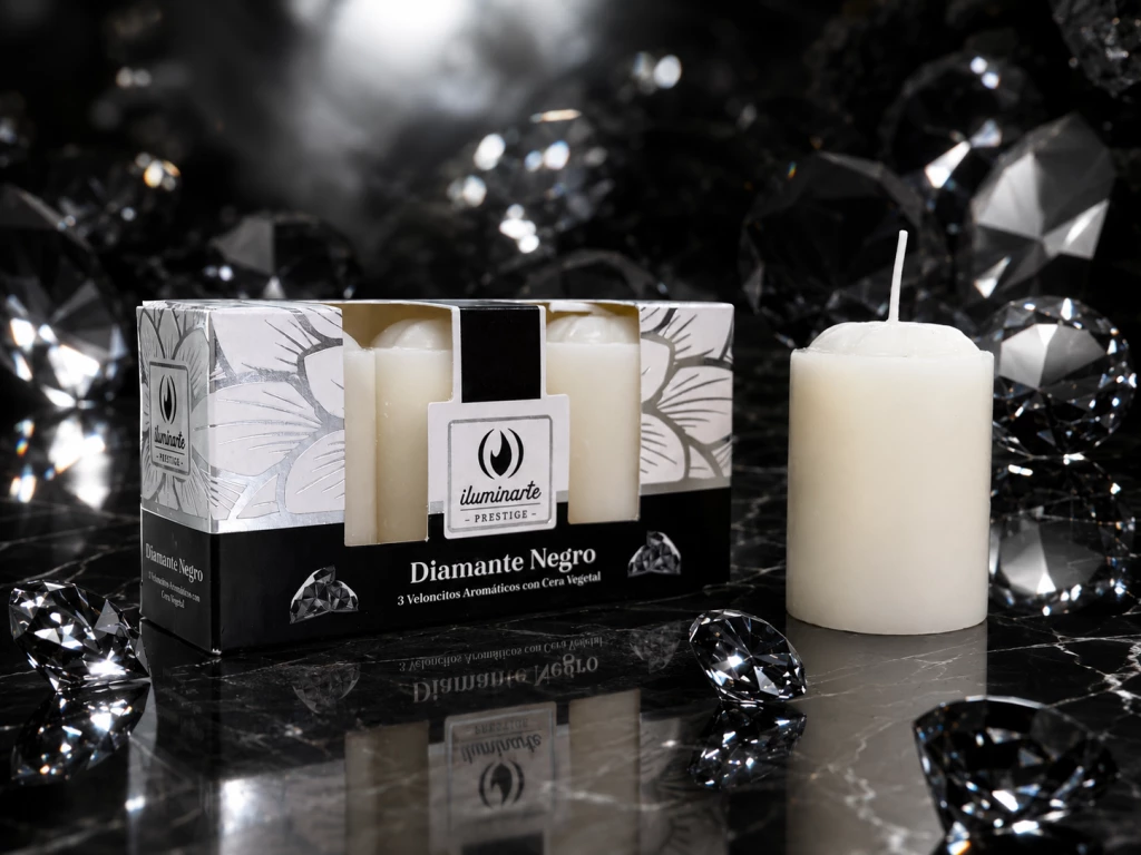Veloncito Aromatico Iluminarte Diamante Negro