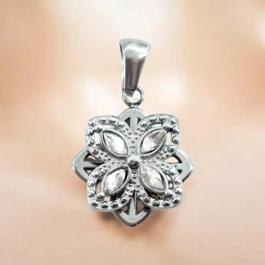 Dije Giratorio Flor