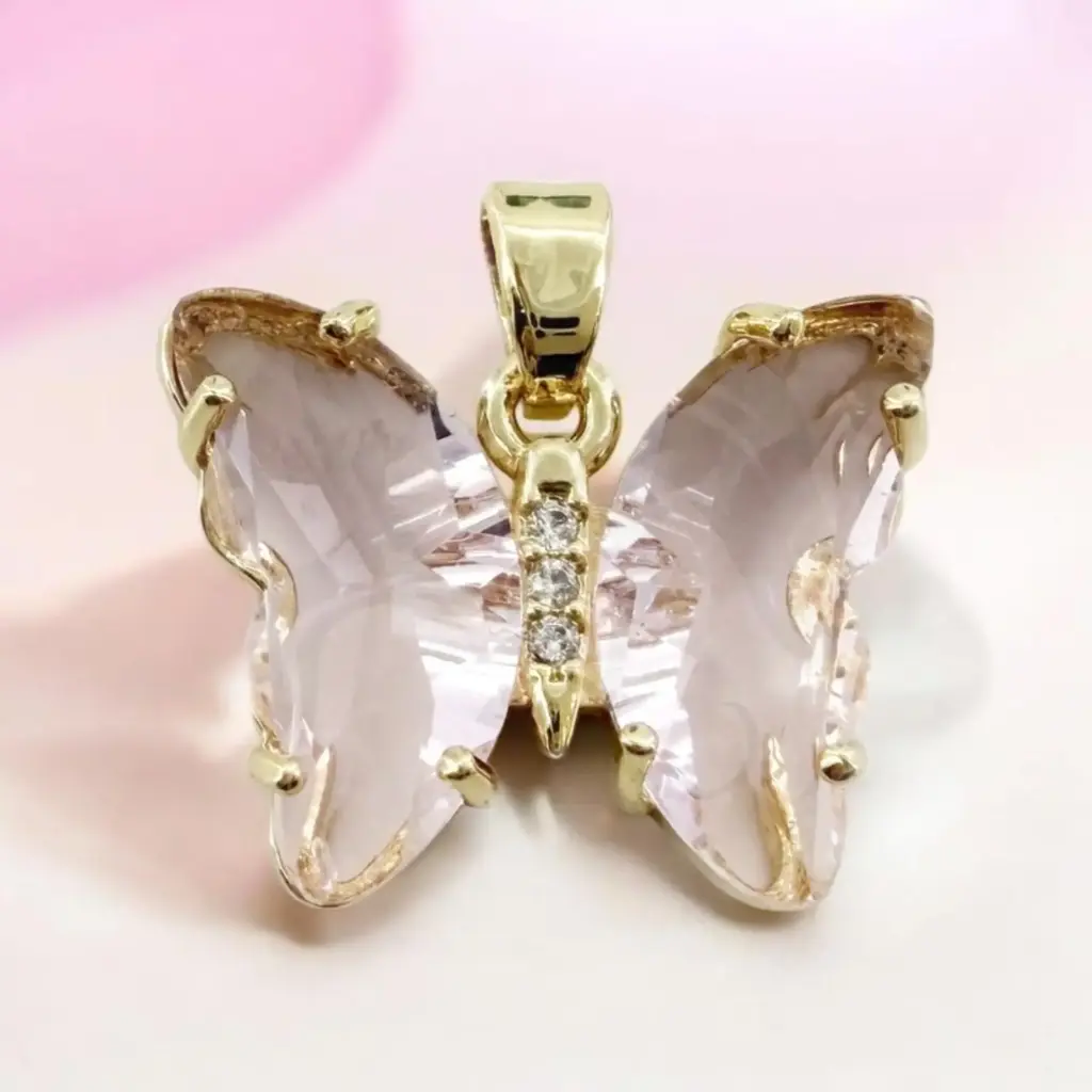 Dije Mariposa Rosa N°30