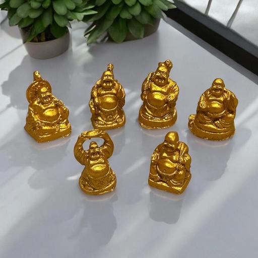 Buda Mini Abundancia Dorado por Unidad 3cm
