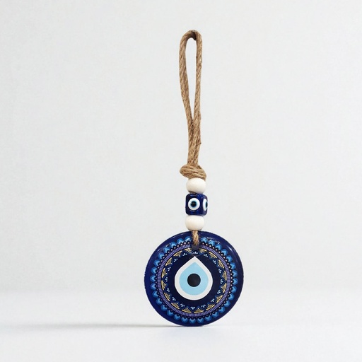Colgante Vidrio Ojo Turco 23cm Modelo N°1