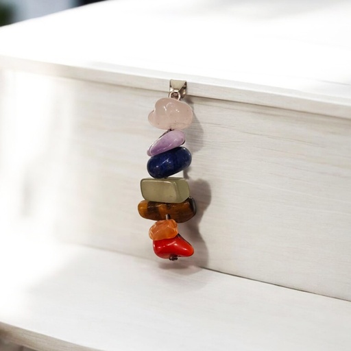 Dije Gema 7 Chakras Grande