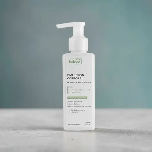 Emulsión Corporal Humectante con CBD y Manteca de Karité 125ml, Labco