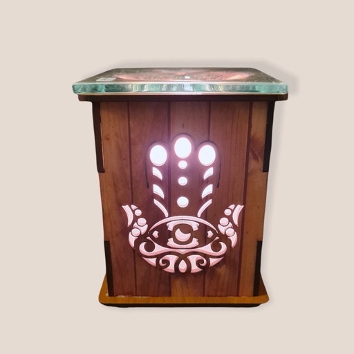 Hornito Eléctrico con Luz Colores Varios Mano de Fatima 13cm