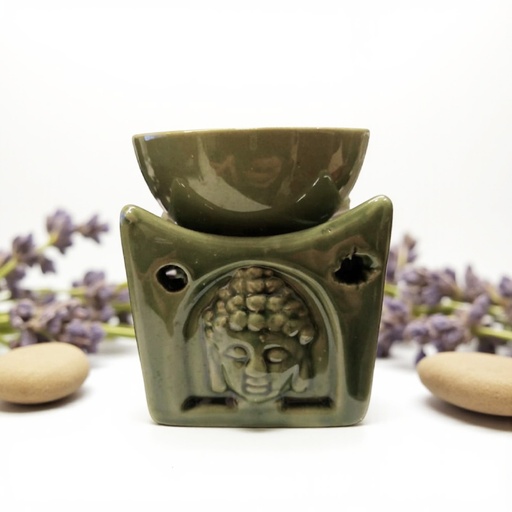 [7799032013180] Hornito Rostro de Buda Verde 8 cm