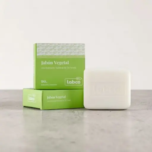 Jabón Vegetal con Extracto Natural de Te Verde 90gr, Labco