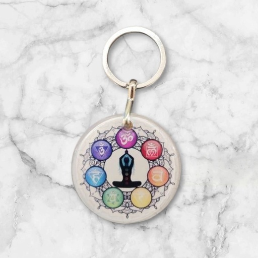 Llavero 7 Chakras N°1