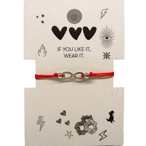Pulsera Hilo Rojo con Infinito